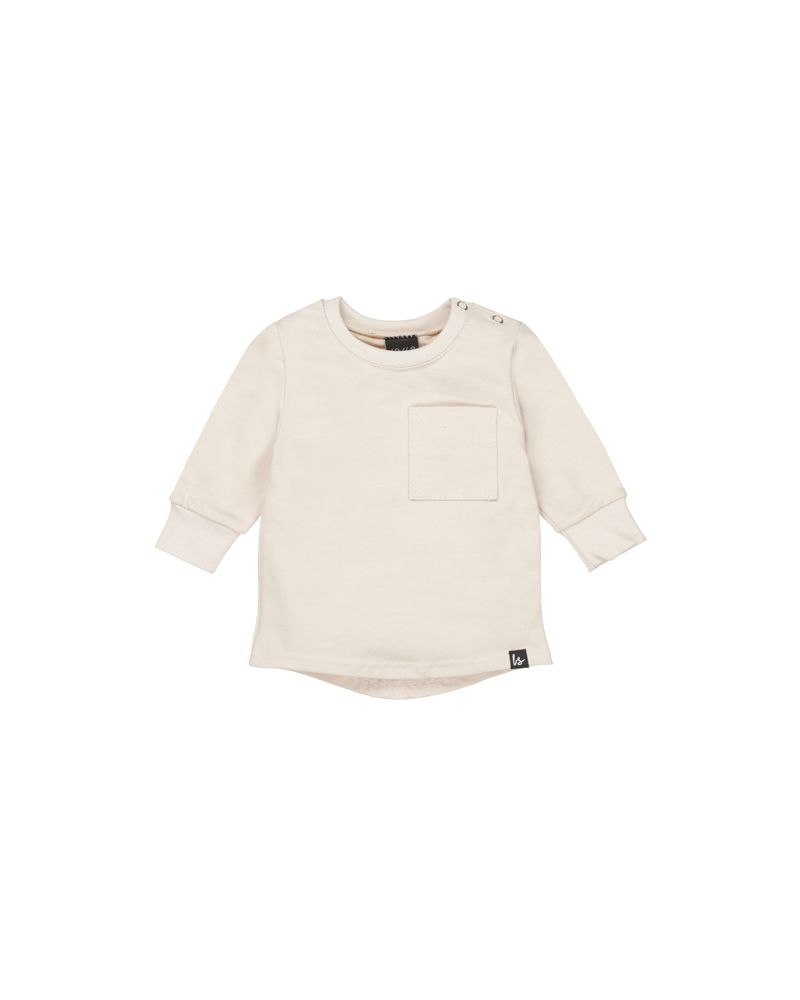 Longsleeve small pocket (sand)